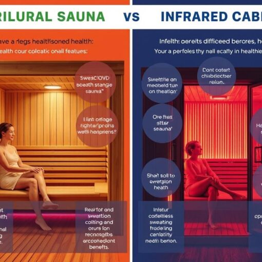 Sauna oder Infrarotkabine