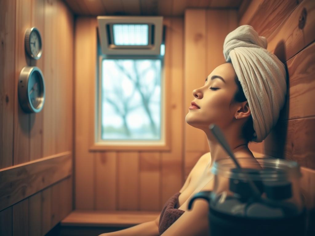 Sicherer Gebrauch einer Wärmekabine