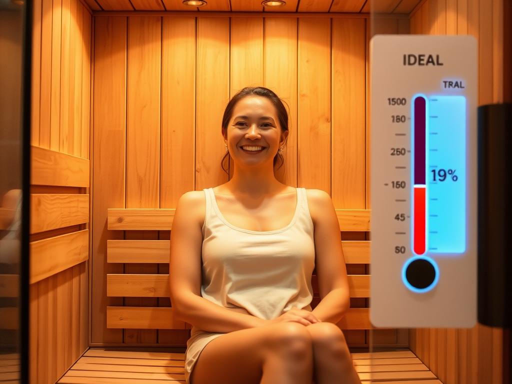 Temperatur Infrarotsauna