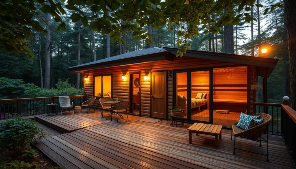 Ferienhaus mit Sauna