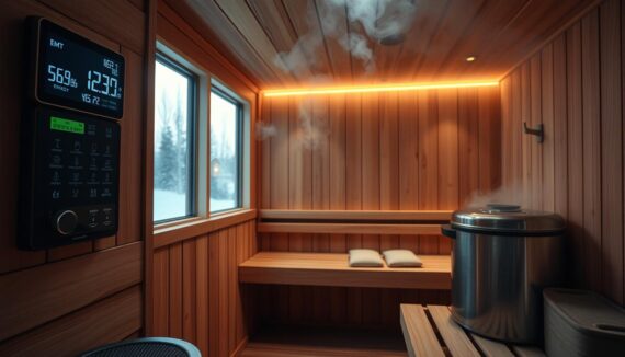 Energieverbrauch Sauna