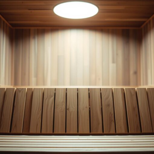 Sauna Rückenlehne selber bauen