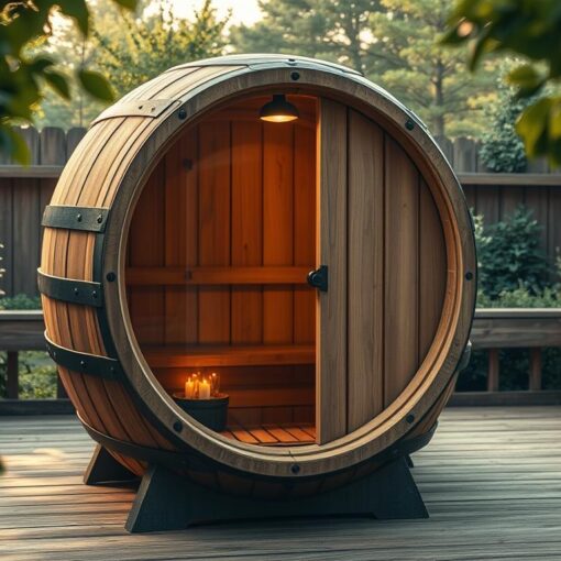 Fasssauna selber bauen