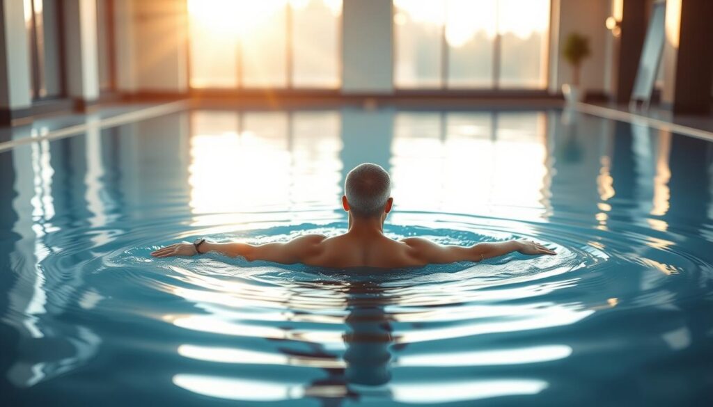 Schwimmen zur Behandlung von Bandscheibenvorfällen