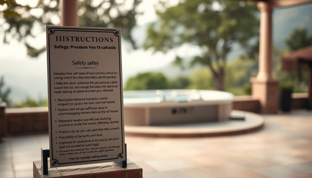 Jacuzzi Sicherheitshinweise