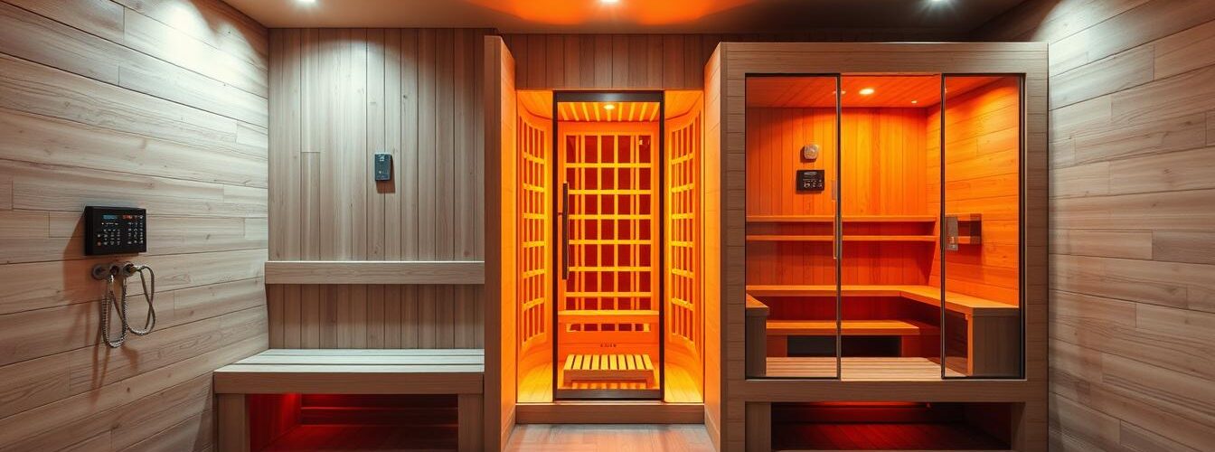 Sauna oder Infrarotkabine