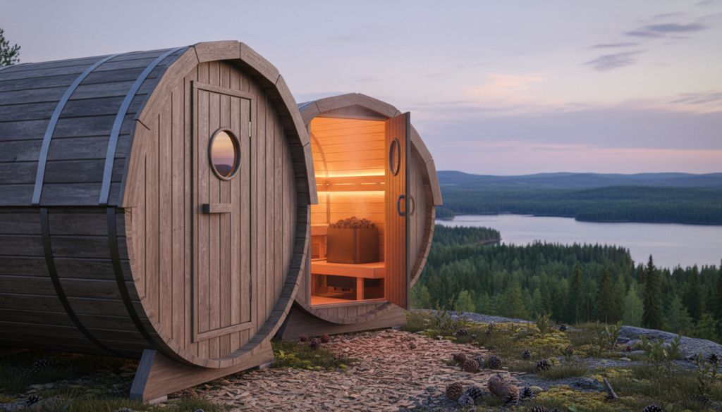Koskenkorva Sauna Barrel Reifungsverfahren Koskenkorva Sauna Barrel Reifungsverfahren