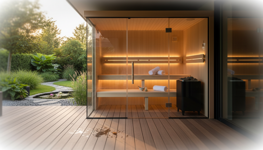 Pflege Glasfront Sauna Pflege Glasfront Sauna