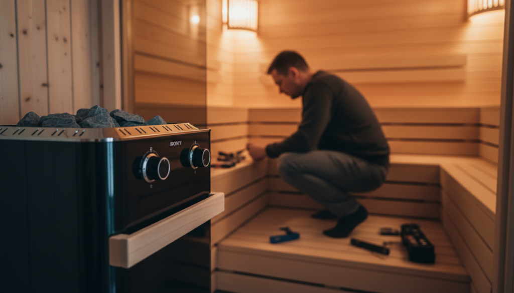 Installation Saunaofen Sicherheit Installation Saunaofen Sicherheit