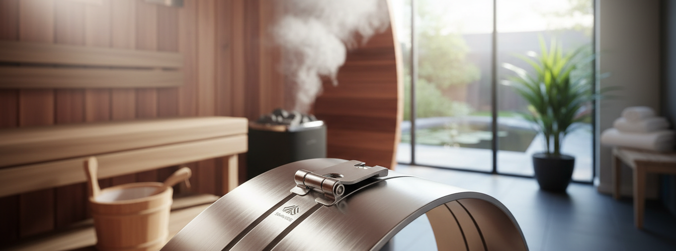 Spannband aus Metall für die Sauna