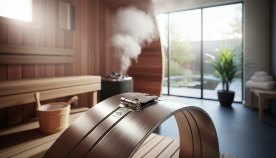 Spannband aus Metall für die Sauna