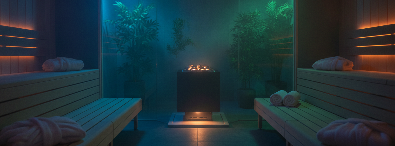 Sauna Farblicht