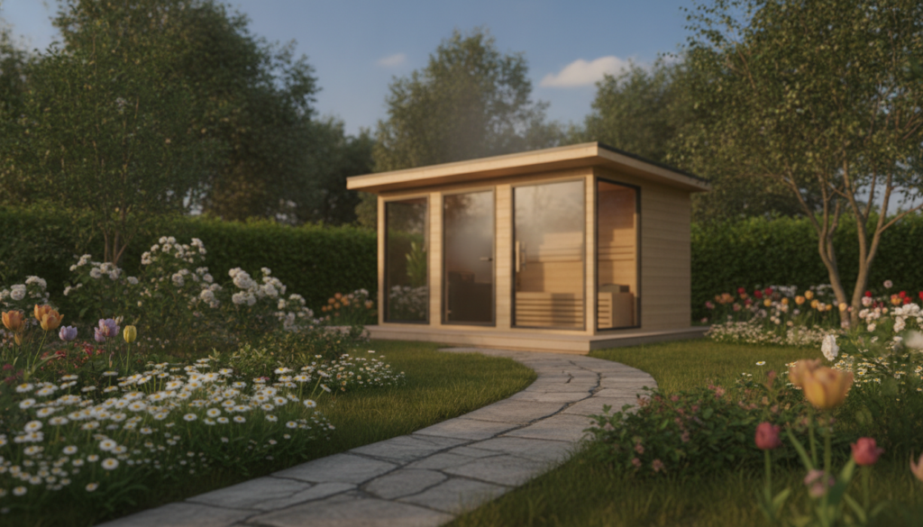 Gartenhaus mit Sauna Gartenhaus mit Sauna