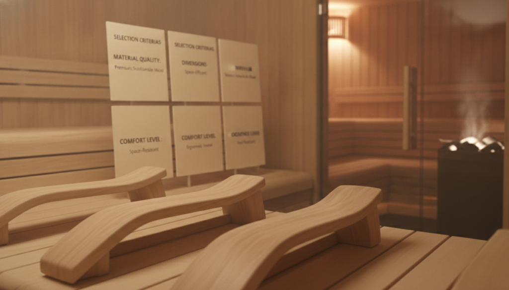 Sauna Bank Auswahlkriterien 2026 Sauna Bank Auswahlkriterien 2026