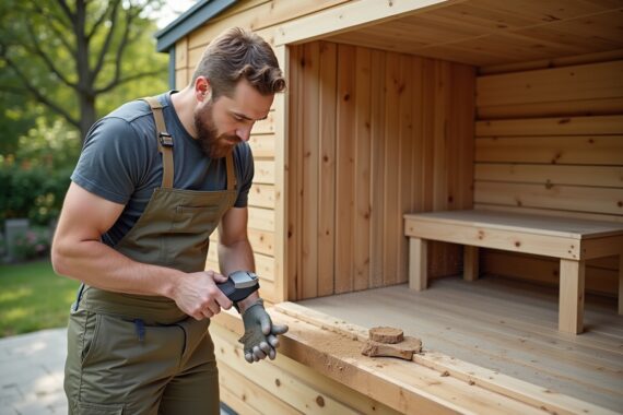 gartensauna wetterfest machen-Titel